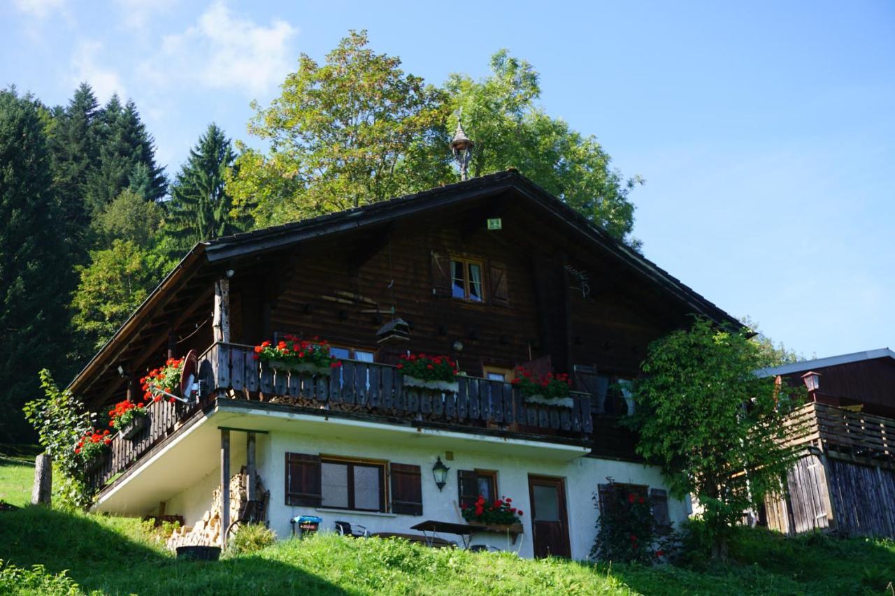 Ferienwohnungen Im Blockhaus Metzler Schwarzenberg im Bregenzerwald Bagian luar foto