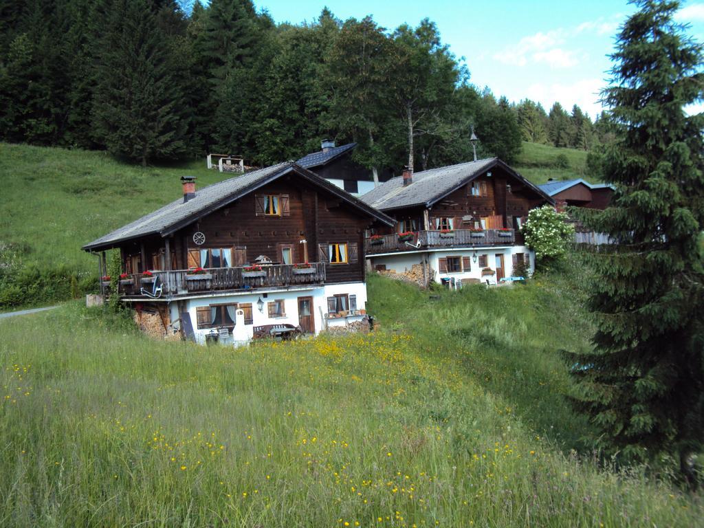 Ferienwohnungen Im Blockhaus Metzler Schwarzenberg im Bregenzerwald Bagian luar foto