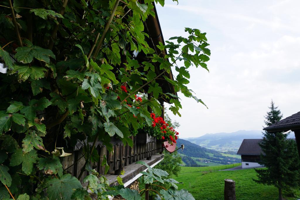 Ferienwohnungen Im Blockhaus Metzler Schwarzenberg im Bregenzerwald Bagian luar foto