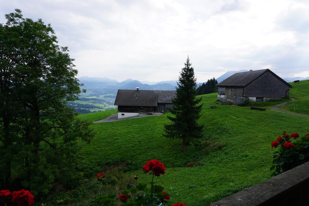 Ferienwohnungen Im Blockhaus Metzler Schwarzenberg im Bregenzerwald Bagian luar foto