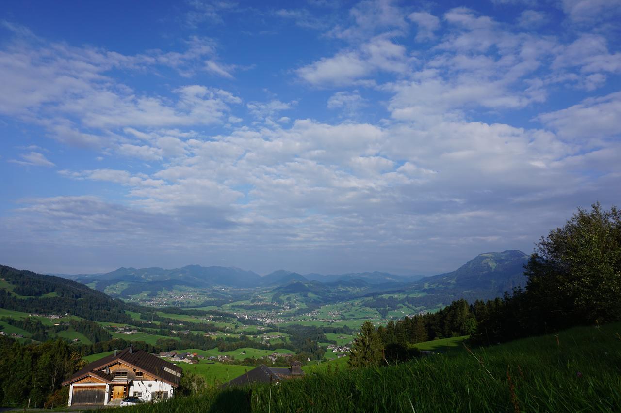 Ferienwohnungen Im Blockhaus Metzler Schwarzenberg im Bregenzerwald Bagian luar foto